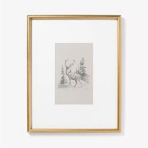 Threshold Studio McGee 16"x20" Deer Framed Wall Art Print  - Target